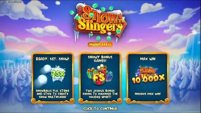 Snow Slinger  Real Money Slot made by Hacksaw Gaming - Info and Rules