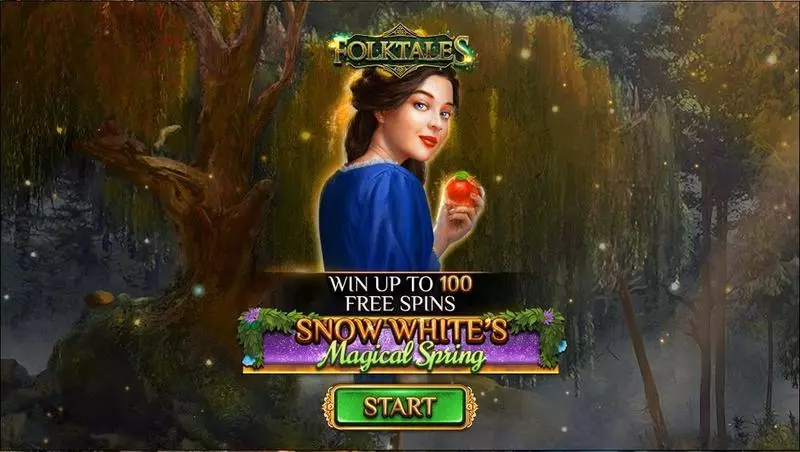 Snow White’s Magical Spring  Real Money Slot made by Spinomenal - Introduction Screen