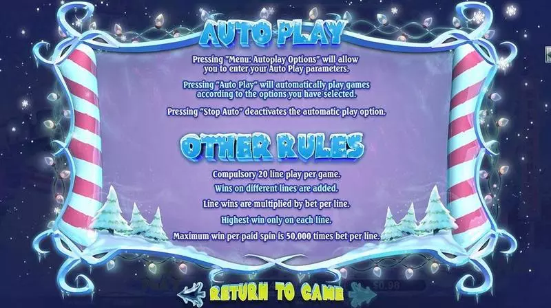 SnowMania  Real Money Slot made by RTG - Info and Rules