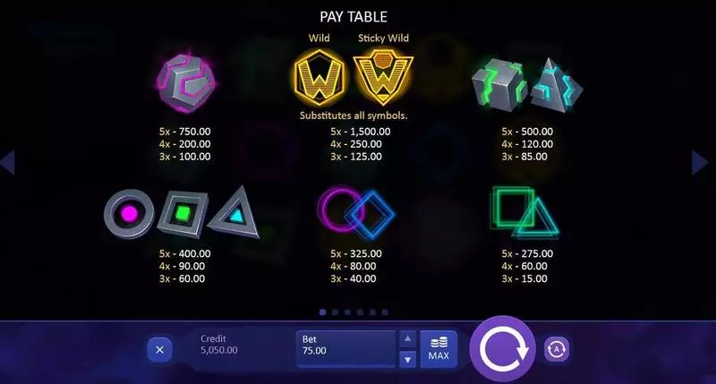 Space Lights  Real Money Slot made by Playson - Info and Rules
