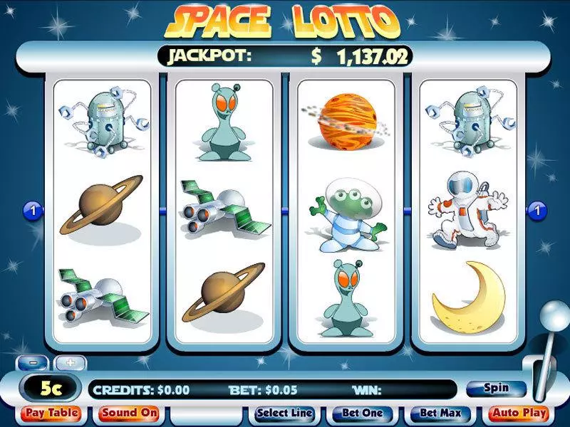 Space Lotto  Real Money Slot made by Byworth - Info and Rules
