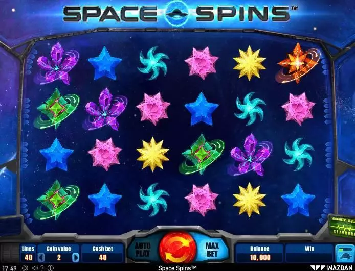 Space Spins  Real Money Slot made by Wazdan - Main Screen Reels