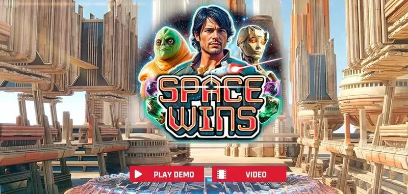 Space Wins  Real Money Slot made by Red Rake Gaming - Introduction Screen