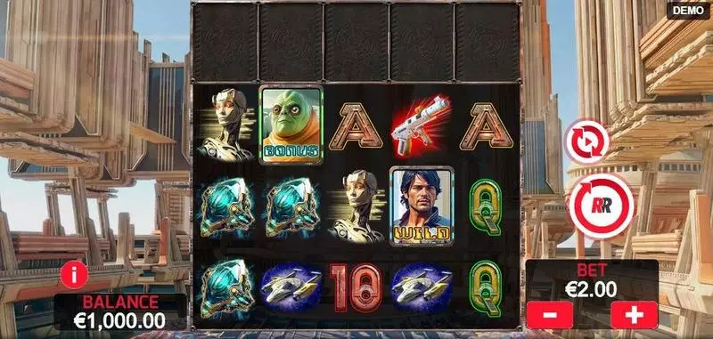 Space Wins  Real Money Slot made by Red Rake Gaming - Main Screen Reels