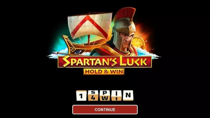 Spartans Luck Hold And Win  Real Money Slot made by 1Spin4Win - Introduction Screen