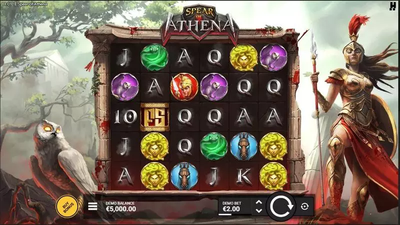Spear of Athena  Real Money Slot made by Hacksaw Gaming - Main Screen Reels