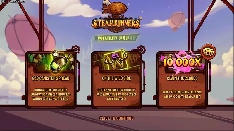 Steamrunners  Real Money Slot made by Hacksaw Gaming - Info and Rules