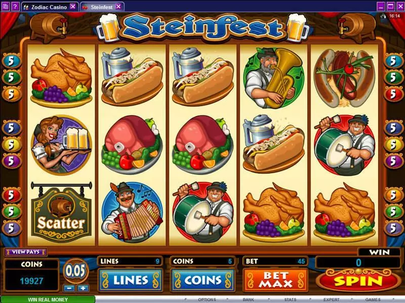 Steinfest  Real Money Slot made by Microgaming - Main Screen Reels