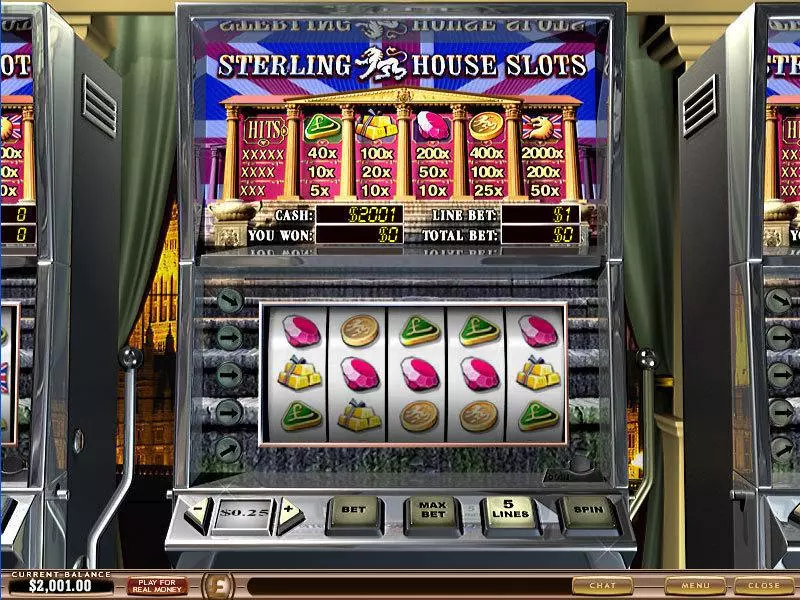 Sterling House  Real Money Slot made by PlayTech - Main Screen Reels