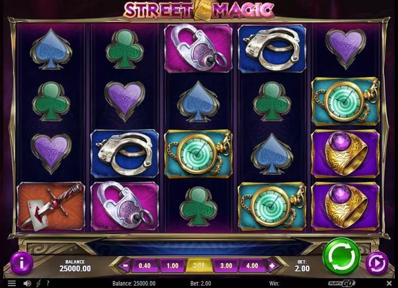 Street Magic  Real Money Slot made by Play'n GO - Main Screen Reels