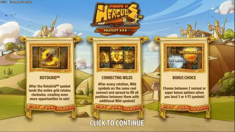 Strength Of Hercules  Real Money Slot made by Hacksaw Gaming - Info and Rules