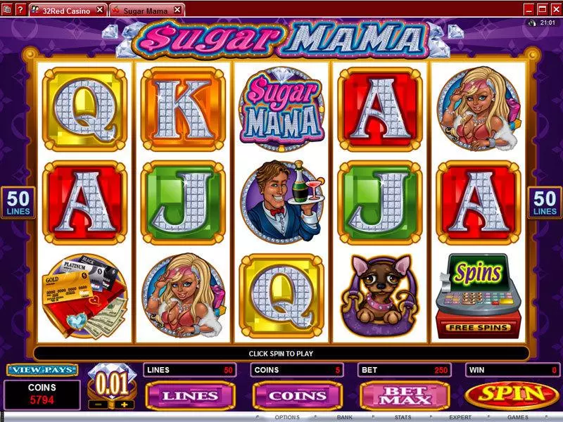 Sugar Mama  Real Money Slot made by Microgaming - Main Screen Reels