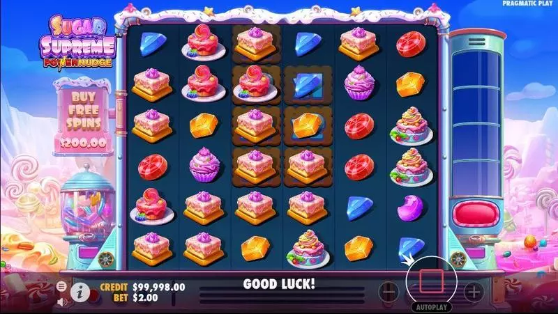 Sugar Supreme Powernudge  Real Money Slot made by Pragmatic Play - Main Screen Reels
