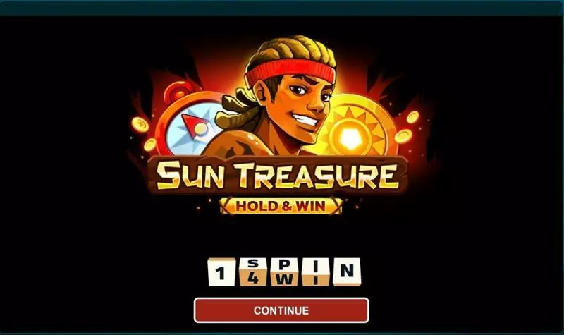 Sun Treasure  Real Money Slot made by 1Spin4Win - Introduction Screen