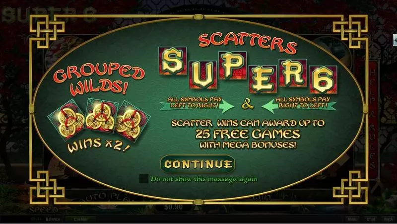 Super 6  Real Money Slot made by RTG - Info and Rules