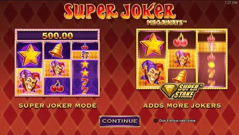 Super Joker Megaways  Real Money Slot made by StakeLogic - Info and Rules
