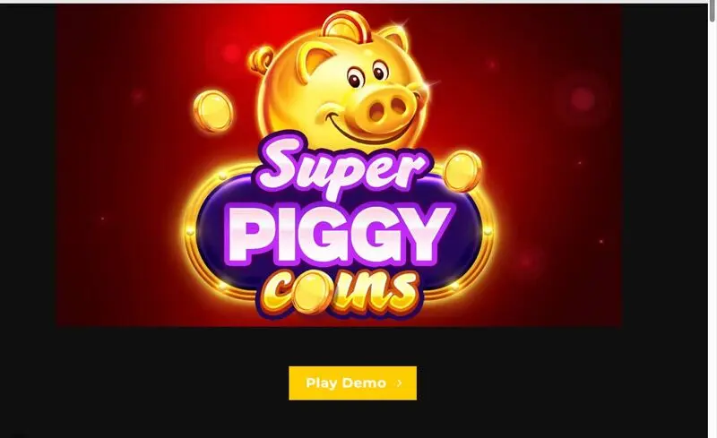 Super Piggy Coins  Real Money Slot made by Apparat Gaming - Introduction Screen