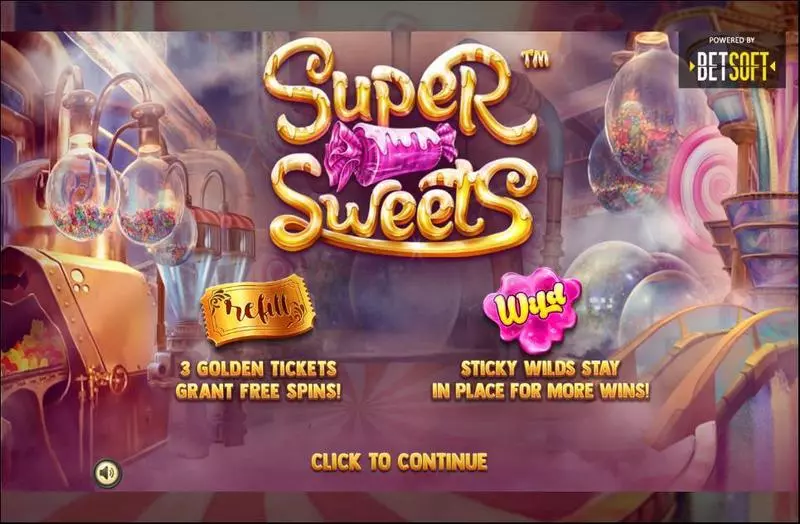 Super sweets  Real Money Slot made by BetSoft - Info and Rules