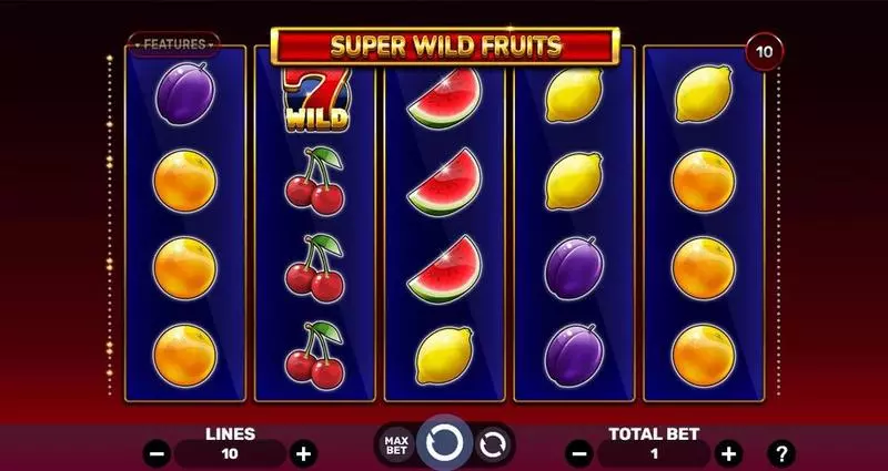 Super Wild Fruits  Real Money Slot made by Spinomenal - Main Screen Reels