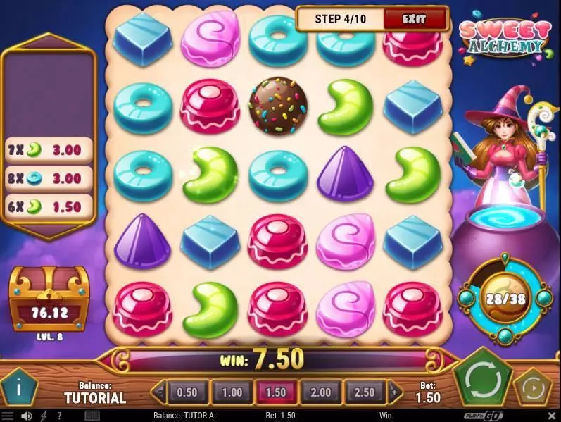 Sweet Alchemy  Real Money Slot made by Play'n GO - Main Screen Reels