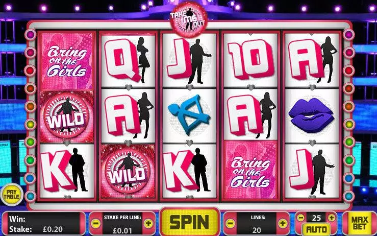 Take Me Out  Real Money Slot made by Hatimo - Main Screen Reels