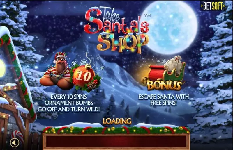 Take Santa’s Shop  Real Money Slot made by BetSoft - Info and Rules
