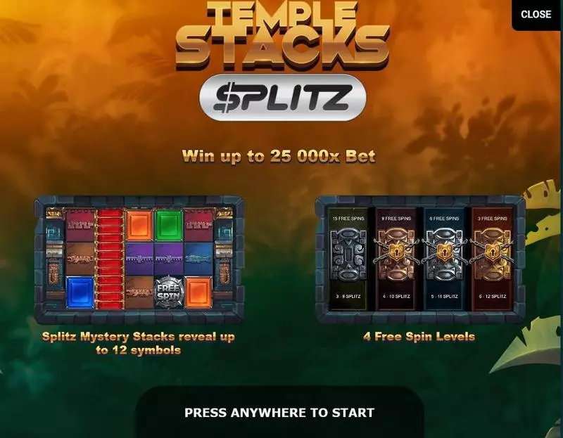 Temple Stacks  Real Money Slot made by Yggdrasil - Info and Rules