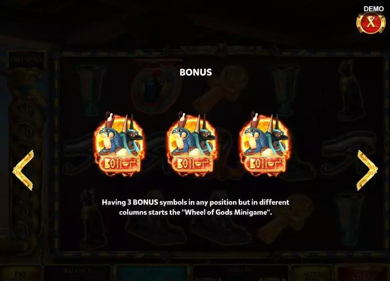 The Asp of Cleopatra  Real Money Slot made by Red Rake Gaming - Bonus 1