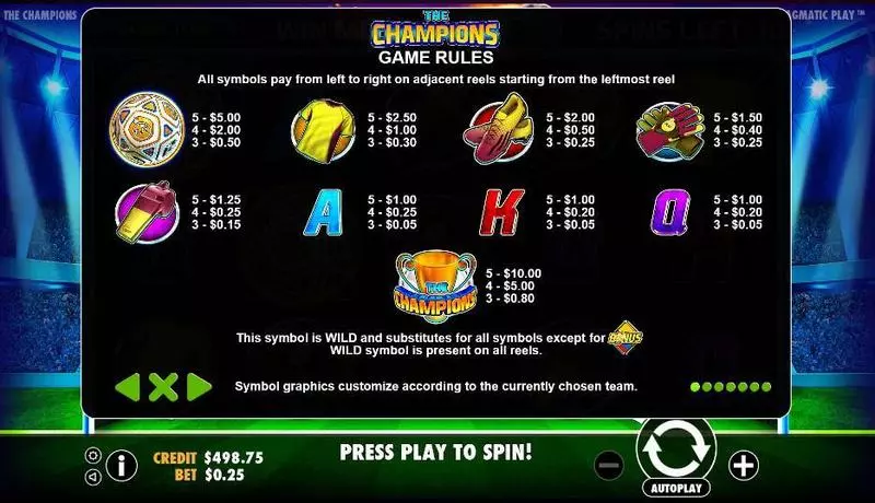The Champions  Real Money Slot made by Pragmatic Play - Info and Rules
