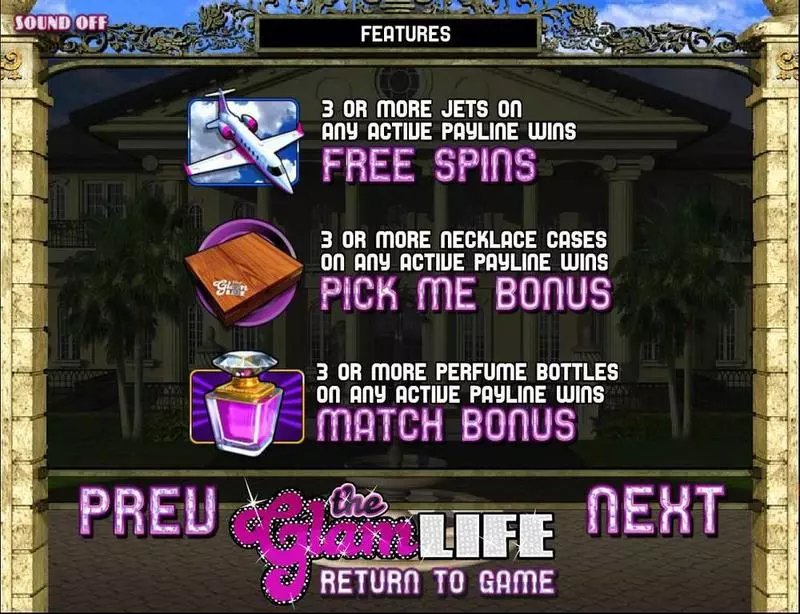 The Glam Life  Real Money Slot made by BetSoft - Bonus 1