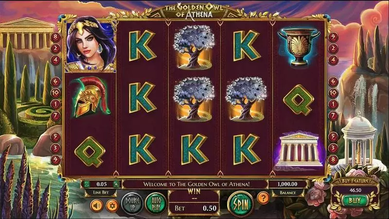 The Golden Owl of Athena  Real Money Slot made by BetSoft - Info and Rules