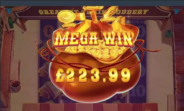 The Greatest Train Robbery  Real Money Slot made by Red Tiger Gaming - Winning Screenshot