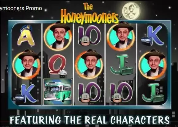 The Honeymooners  Real Money Slot made by 2 by 2 Gaming - Main Screen Reels