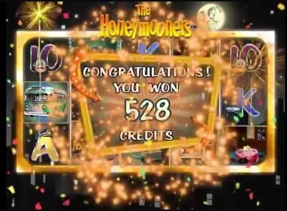The Honeymooners  Real Money Slot made by 2 by 2 Gaming - Winning Screenshot