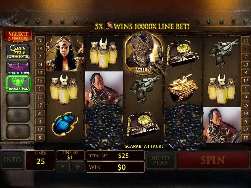 The Mummy  Real Money Slot made by PlayTech - Bonus 4