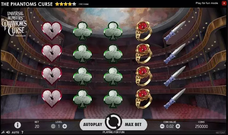The Phantoms Curse  Real Money Slot made by NetEnt - Main Screen Reels