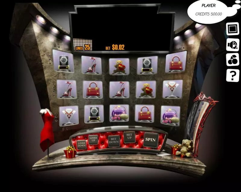 The Reel De Luxe  Real Money Slot made by Slotland Software - Main Screen Reels