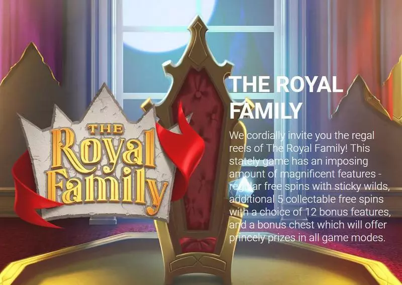 The Royal Family  Real Money Slot made by Yggdrasil - Info and Rules