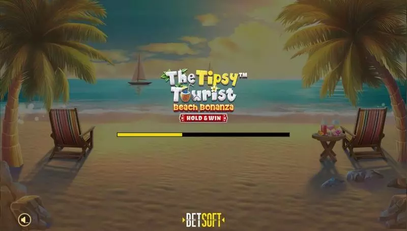 The Tipsy Tourist - Beach Bonanza - Hold & Win  Real Money Slot made by BetSoft - Introduction Screen