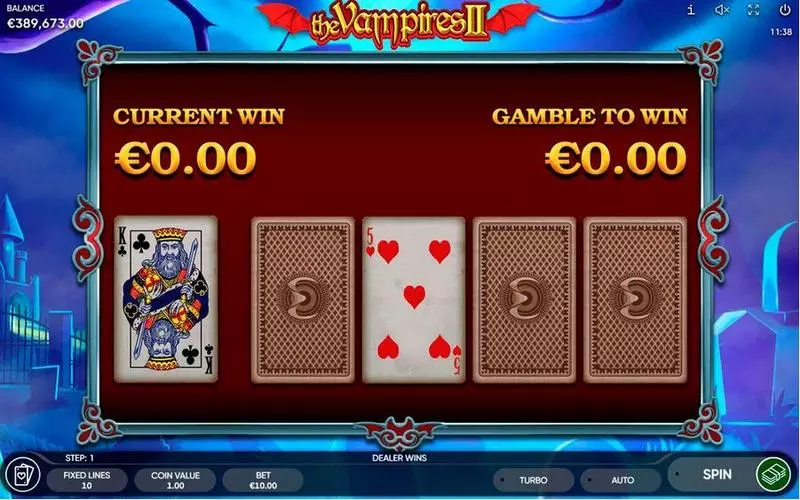 The Vampires II  Real Money Slot made by Endorphina - Gamble Winnings