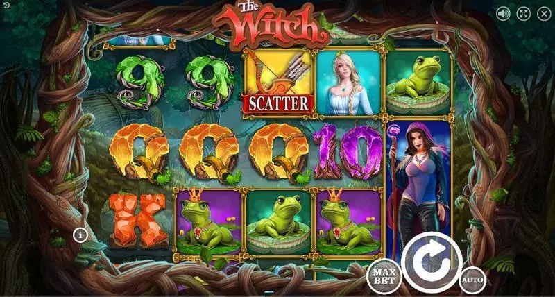 The Witch  Real Money Slot made by Booongo - Main Screen Reels