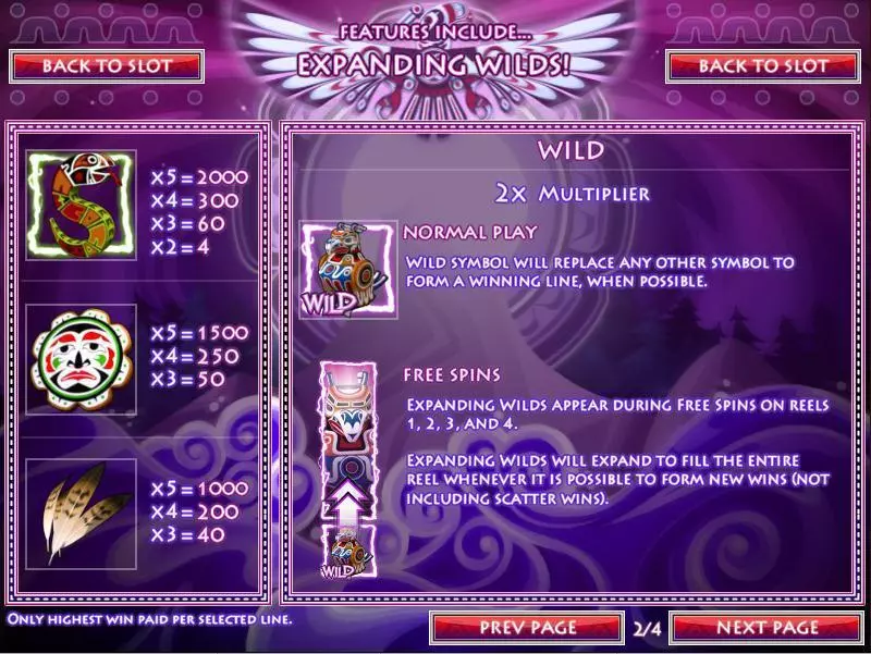 Thunderbird  Real Money Slot made by Rival - Info and Rules