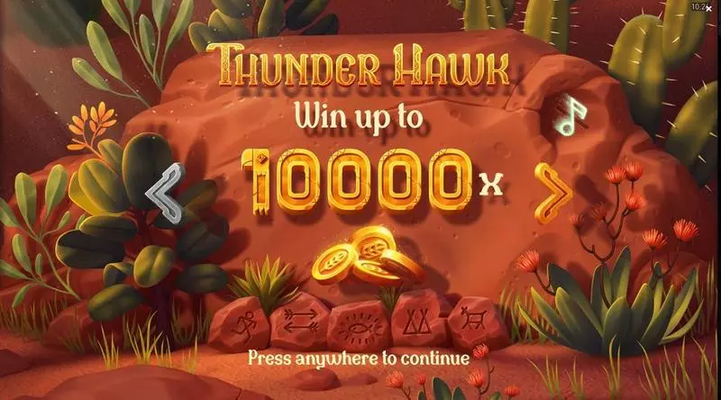 Thunderhawk  Real Money Slot made by Peter&Sons - Introduction Screen