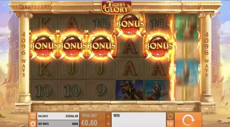 Tiger's Glory  Real Money Slot made by Quickspin - Bonus 1