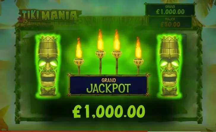 Tiki Mania  Real Money Slot made by Microgaming - Winning Screenshot
