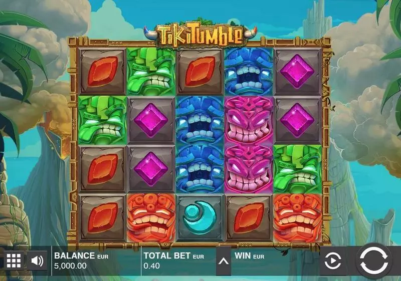 Tiki Tumble  Real Money Slot made by Push Gaming - Main Screen Reels