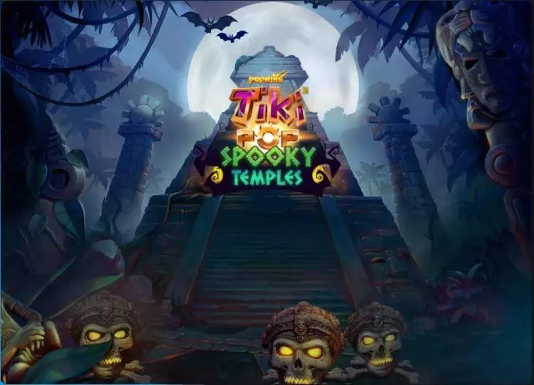 TikiPop Spooky Temples  Real Money Slot made by AvatarUX - Introduction Screen