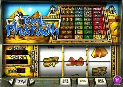 Tomb Of The Pharaoh  Real Money Slot made by PlayTech - Main Screen Reels