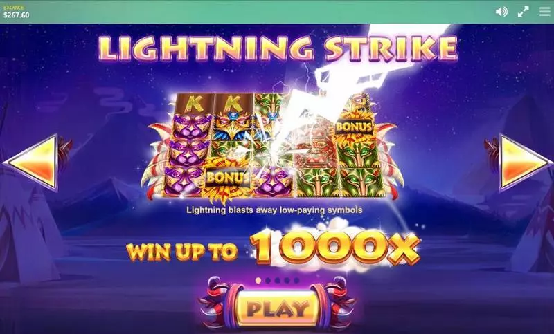 Totem Lightning  Real Money Slot made by Red Tiger Gaming - Info and Rules