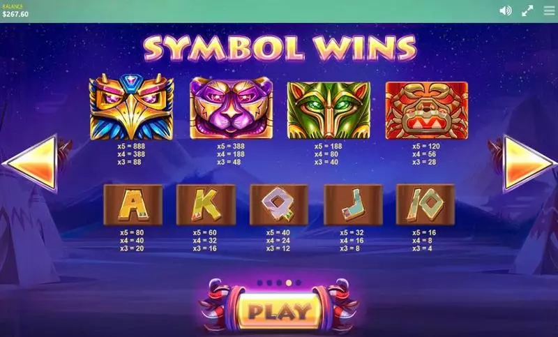 Totem Lightning  Real Money Slot made by Red Tiger Gaming - Info and Rules